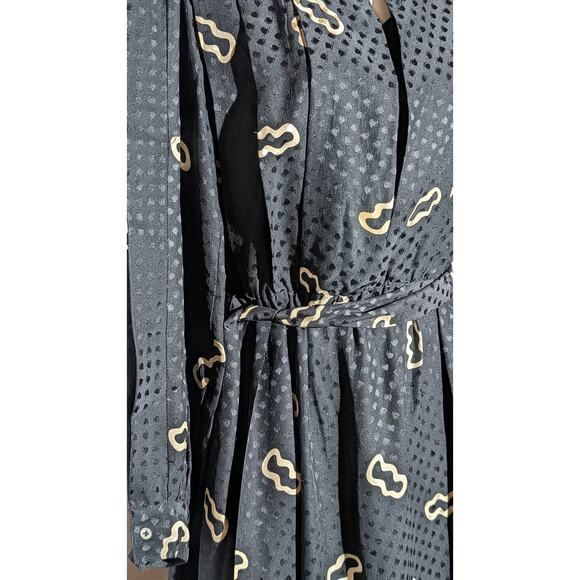 COPY - 4-Vintage Argenti Black Silk Dress - Picture 6 of 7